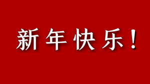 新年快乐企业年会快闪节奏宣传开场20秒视频