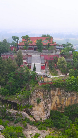 5A风景区芒砀山旅游区芒山寺航拍合集芒砀山最高点85秒视频