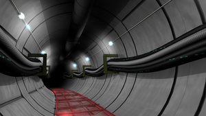 地下电缆和管道隧道10秒视频