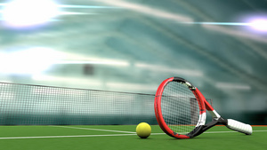 网球场设施运动拍打室内8秒视频