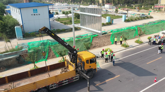 昆明池路灯安装视频