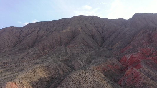 山岭蓝天白云视频