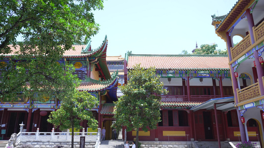 武汉洪山区宝通禅寺皇家寺院视频