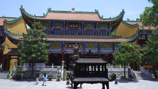 武汉洪山区宝通禅寺皇家寺院视频