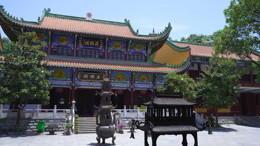 武汉洪山区宝通禅寺皇家寺院视频