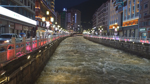 甘孜川西旅游康定溜溜城夜景25秒视频