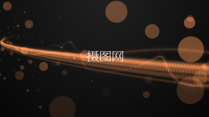 金色粒子logo演绎AEcc2015模板15秒视频