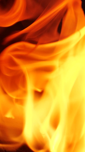 柴火燃烧火焰火苗火堆灶火燃烧的火焰16秒视频