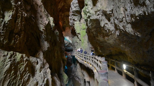 昆明宜良九乡风景区溶洞4K视频