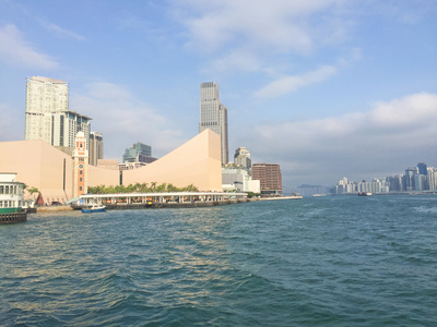 香港尖沙咀维多利亚港海景[香港地区]视频