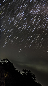 星轨延时日月星辰视频