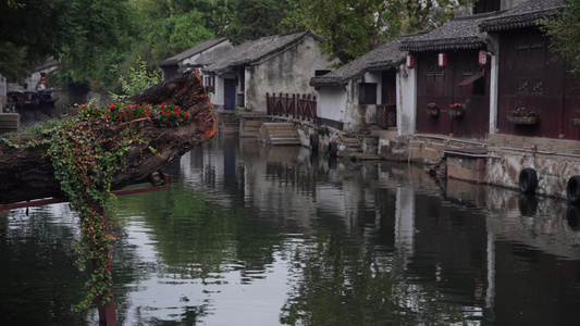 湖州南浔古镇江南水乡4K风景视频视频