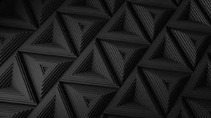 黑色极简主义带有移动黑色三角形的马赛克表面抽象的几何7秒视频