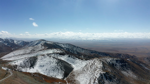 8K航拍雪山雪域高原17秒视频