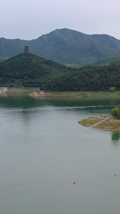 北京金海湖风光航拍视频自然风光视频