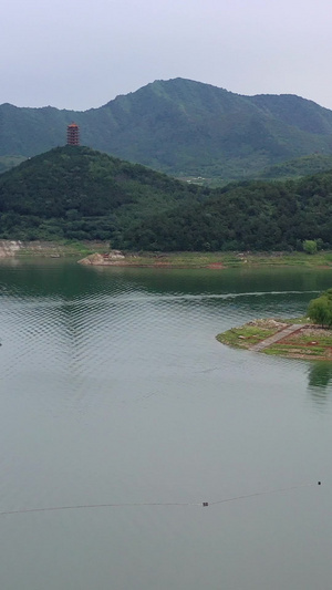 北京金海湖风光航拍视频自然风光28秒视频