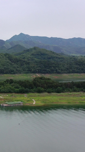 北京金海湖风光航拍视频自然风光28秒视频