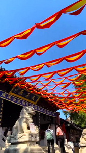 实拍5A景区南京夫子庙人流延时摄影南京旅游视频