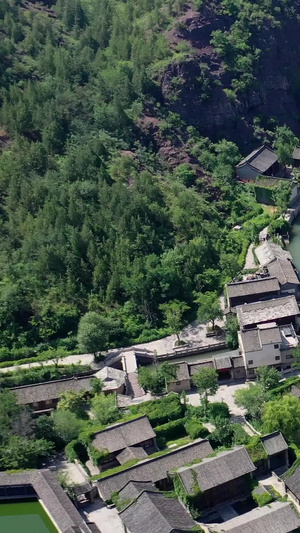 北京古北水镇度假区航拍视频北京航拍31秒视频