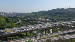 中国最复杂立交桥4k实拍盘龙立交桥150秒视频