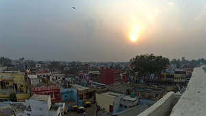 印地亚的阿格拉镇景色18秒视频