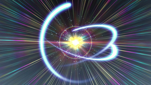 原子轨道射线光光抽象15秒视频