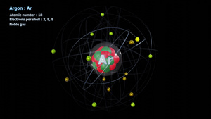 在无限轨道旋转时有18个电子的原子12秒视频