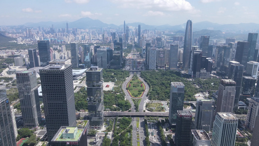 深圳现代化城市航拍视频
