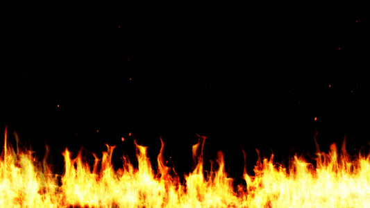 4K火焰燃烧视频素材视频