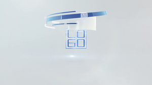 清新简洁LOGO演绎片头AE模板8秒视频
