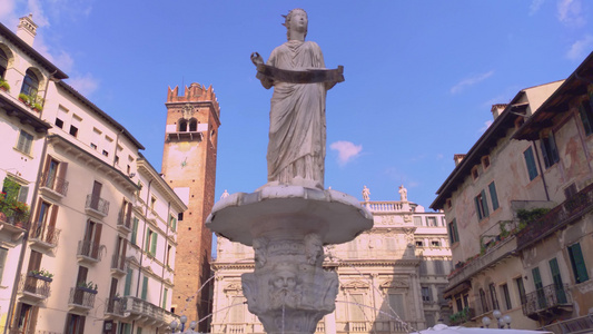 意大利古老喷泉视频