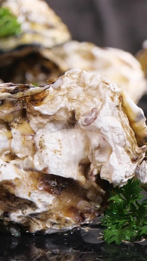 新鲜大生蚝海产品37秒视频