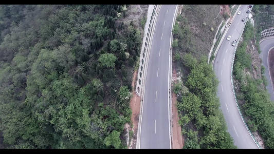 陕西大山公路视频