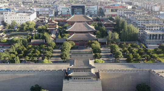 山西大同善化寺古建筑群视频