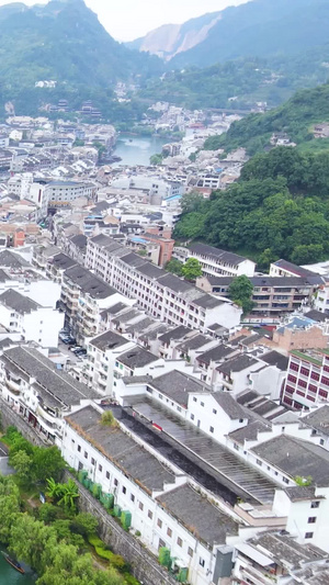贵州镇远古镇航拍黔东南旅游70秒视频