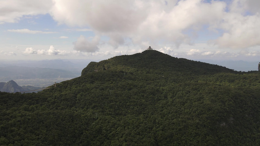 湖南张家界天门山5A景区航拍 视频