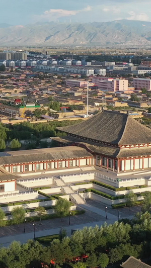 山西应县木塔及寺庙风光4A景点34秒视频