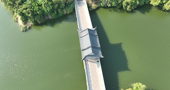 广东省东莞市华阳湖湿地公园航拍视频