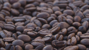 咖啡豆宏观镜头31秒视频