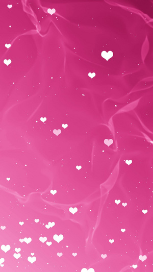 粉色浪漫爱心粒子背景20秒视频