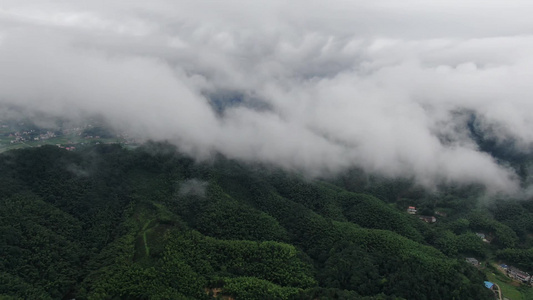 自然风光山川河流风景航拍视频