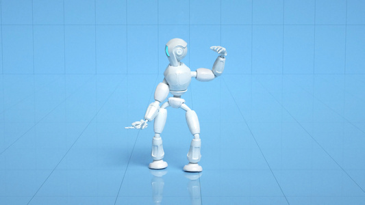 3d智能机器人跳舞动画视频视频