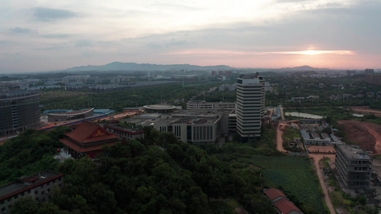 航拍衡阳市最大中心医院新院[博爱医院]视频