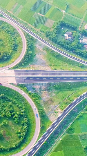 广西省内高速立交桥航拍航拍立交桥23秒视频