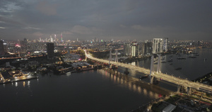 8K广州洛溪大桥航拍231秒视频