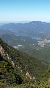 航拍5A安徽天堂寨龙剑峰景区情侣峰视频旅游度假视频