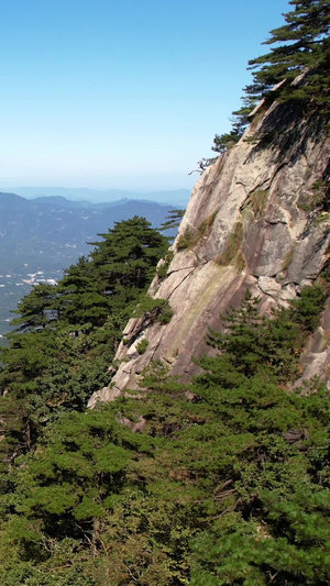 航拍5A安徽天堂寨龙剑峰景区情侣峰视频旅游目的地36秒视频