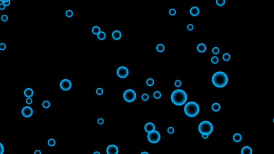 科技感气泡视频素材视频