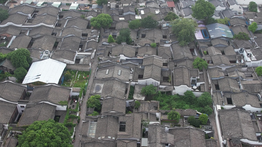 福建福州三坊七巷5A景区航拍 视频