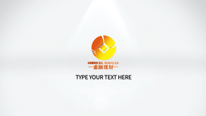 简洁企业logo宣传展示片头片尾12秒视频